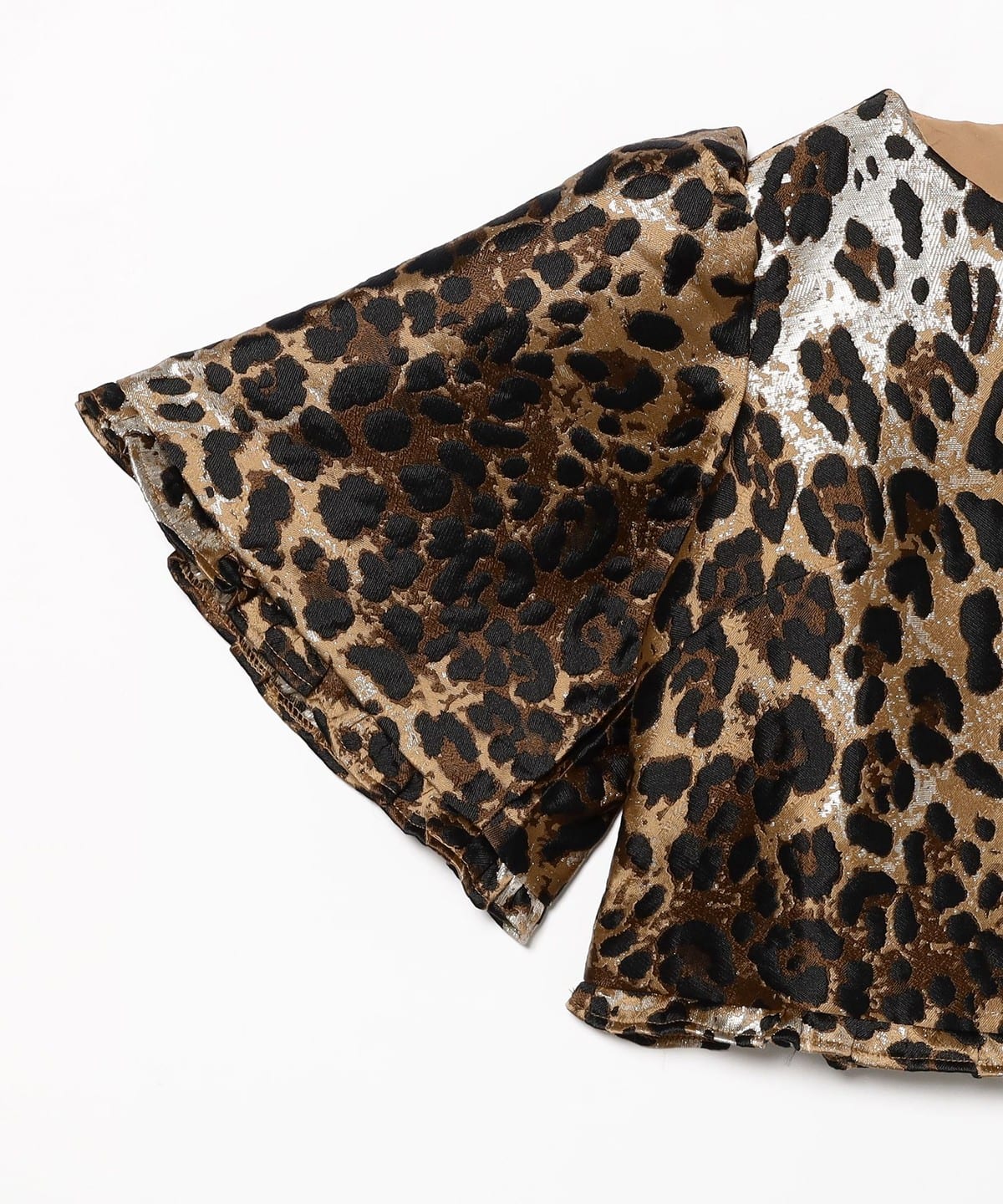 sister jane ヒョウ柄 半袖 Mサイズ Ray BEAMS（レイ ビームス）sister jane / Leopard Jacquard Top