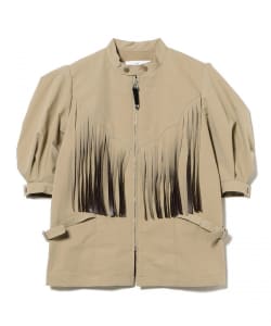TOGA PULLA / TWILL FRINGE BLOUSE