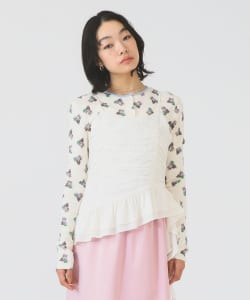 裾 フレアー キャミソール