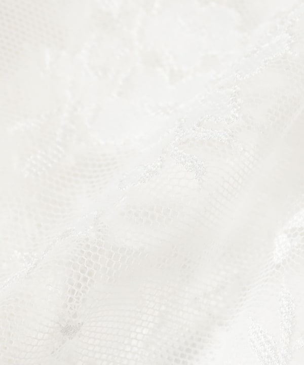 YUHAN WANG / Floral Lace Cropped Blouse