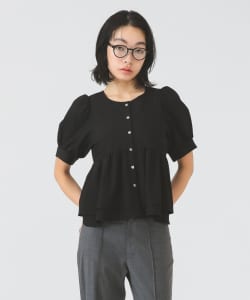 ティアード 2Way パフ スリーブ ブラウス