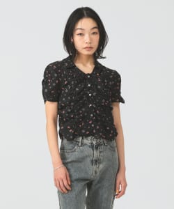 フラワー プリント シャーリング シャツ