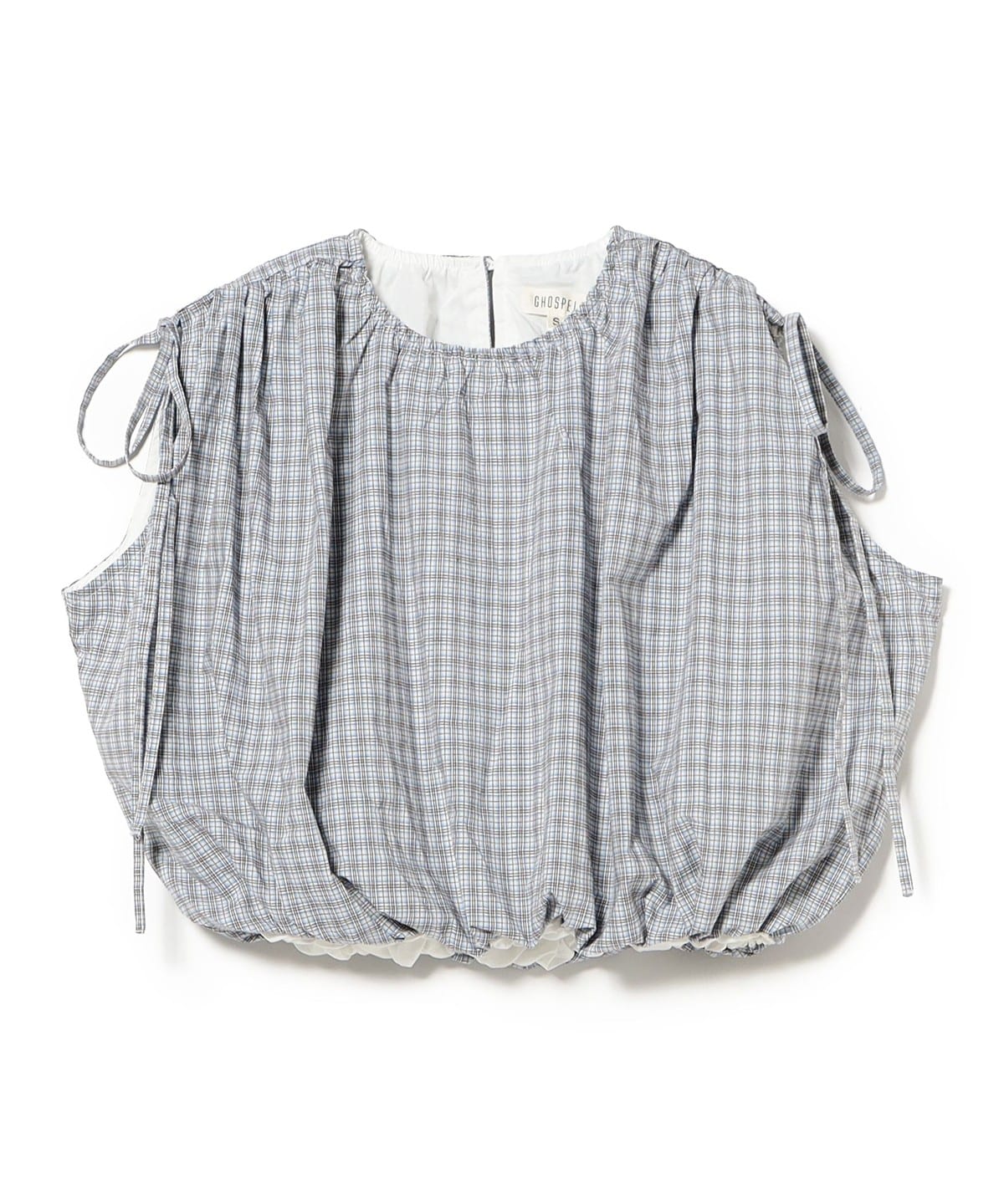 レイビームス RAY BEAMS トップス Ray BEAMS（レイ ビームス）フリンジ ノーカラー ハーフスリーブ