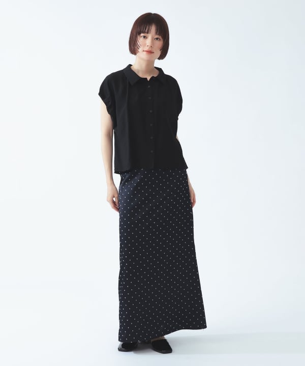 バルーン フレンチスリーブ シャツ BEAMS STAFF：H164　Size：ONE SIZE