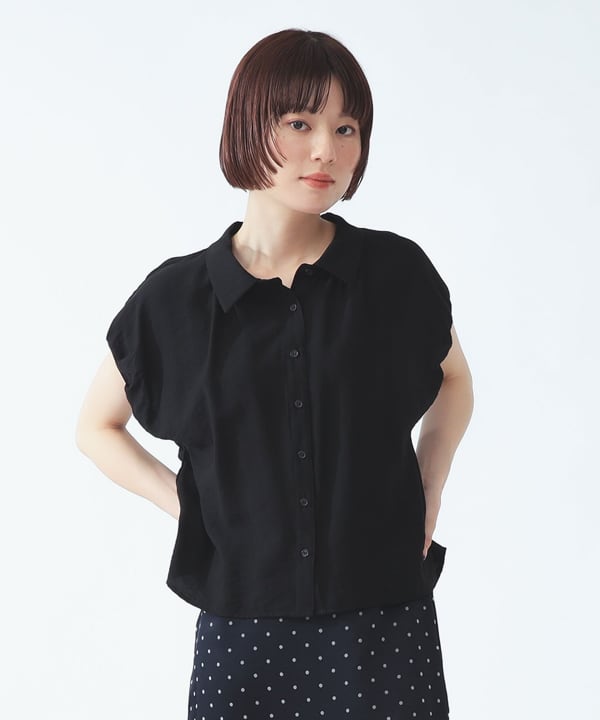 バルーン フレンチスリーブ シャツ BEAMS STAFF：H164　Size：ONE SIZE