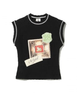 YUHAN WANG / Archive Cat Sleeveless Tee