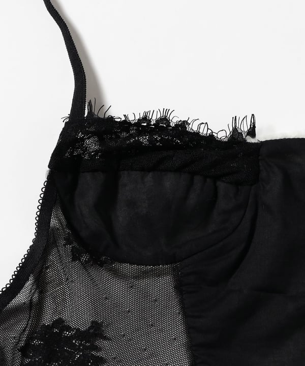 YUHAN WANG / Faux Fur Lace Corset