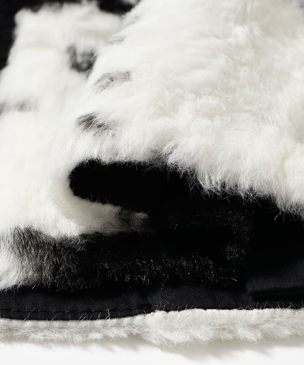 YUHAN WANG / Faux Fur Lace Corset