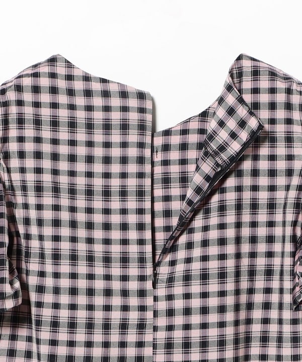 sister jane / Vence Check Bow Tops