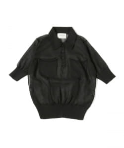 ○beautiful people / Sheer Polo Pullover