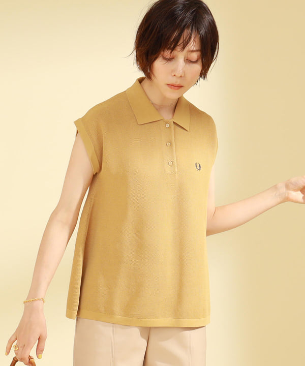 ◇新品FRED PERRY× Ray BEAMS 別注 ノースリーブ ポロシャツ