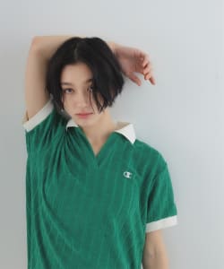 ▲Champion / 別注 スキッパー ポロシャツ