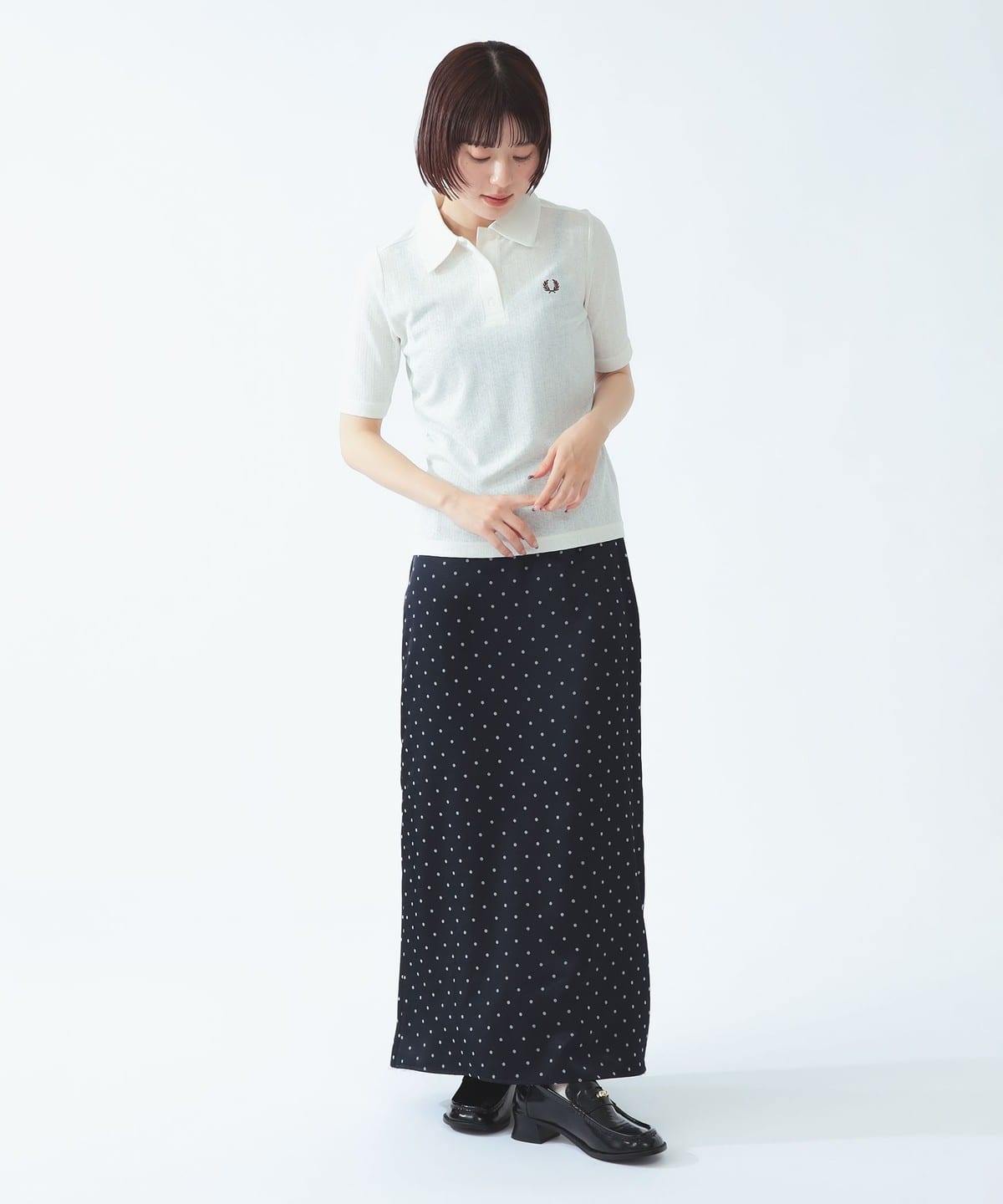 Ray BEAMS（レイ ビームス）FRED PERRY / シアー リブ ポロシャツ