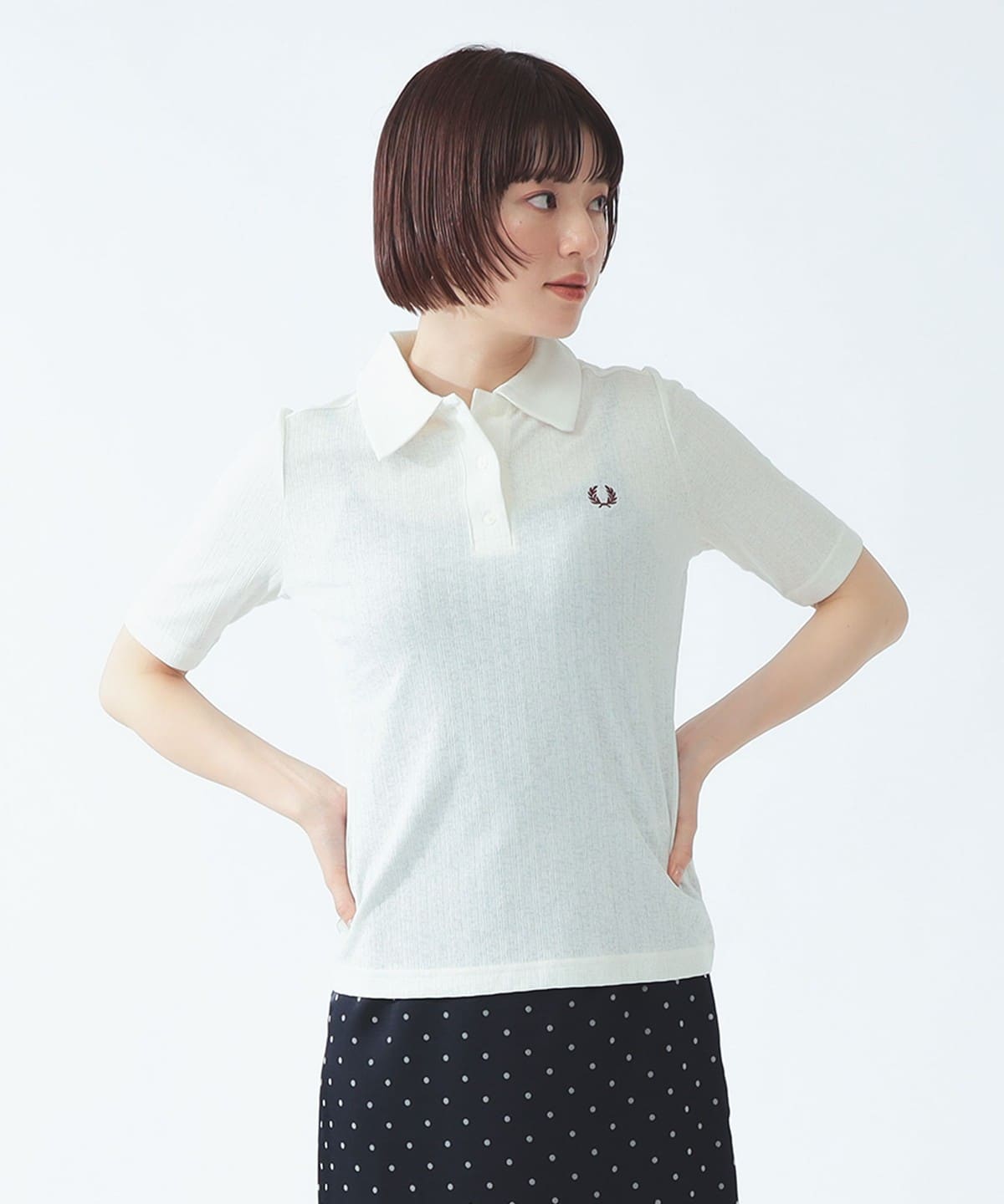 Ray BEAMS（レイ ビームス）FRED PERRY / シアー リブ ポロシャツ