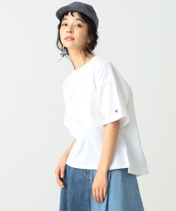 Champion × Ray BEAMS / 別注 Big Pocket Tシャツ
