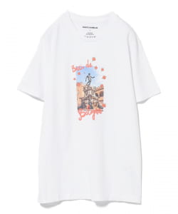 ○MARCO RAMBALDI / COTTON PRINTED T-SHIRT SALUTI DA BOLOGNA