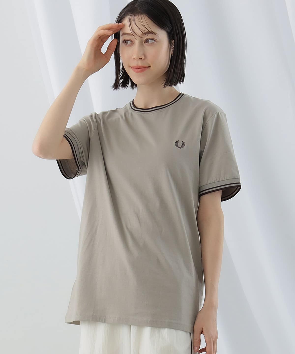 Ray BEAMS (Ray BEAMS) [WEB Limited] FRED PERRY / Twin Tipped T 