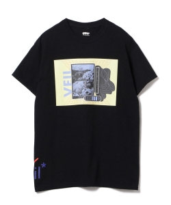 VEIL × Ray BEAMS / 別注 サイドヘム ロゴ Tシャツ◇