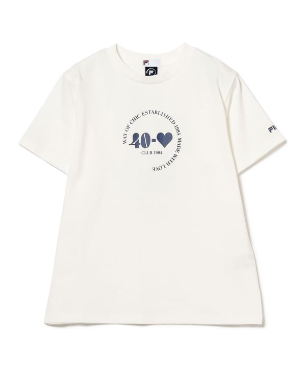 Ray BEAMS（レイ ビームス）【別注】FILA / 40-LOVE Tシャツ（Tシャツ・カットソー プリントTシャツ）通販｜BEAMS