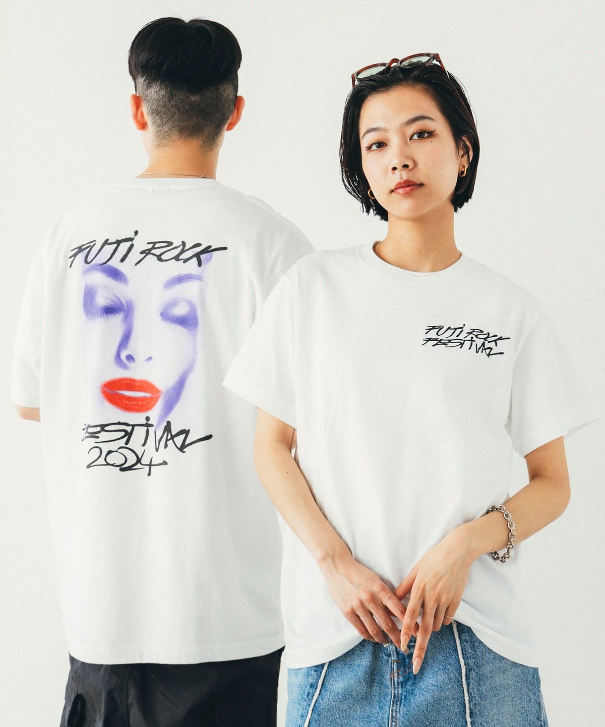 <WOMEN>FUJI ROCK FESTIVAL フジロックフェスティバル'24 / K. T KOBEL Impulse T-Shirt Tシャツ・カットソー WOMEN WHITE S <WOMEN>FUJI ROCK FESTIVAL フジロックフェスティバル'24 / K. T KOBEL Impulse T-Shirt Tシャツ・カットソー WOMEN WHITE S