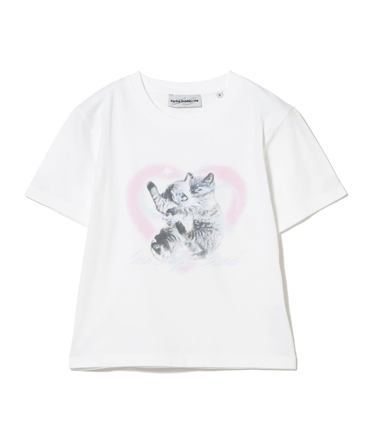 Carne Bollente カルネボレンテ / One Night Stand Tシャツ Tシャツ・カットソー WOMEN WHITE S Carne Bollente カルネボレンテ / One Night Stand Tシャツ Tシャツ・カットソー WOMEN WHITE S