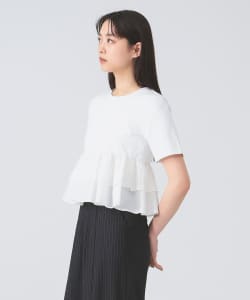 ティアード キリカエ クルーネック Tシャツ
