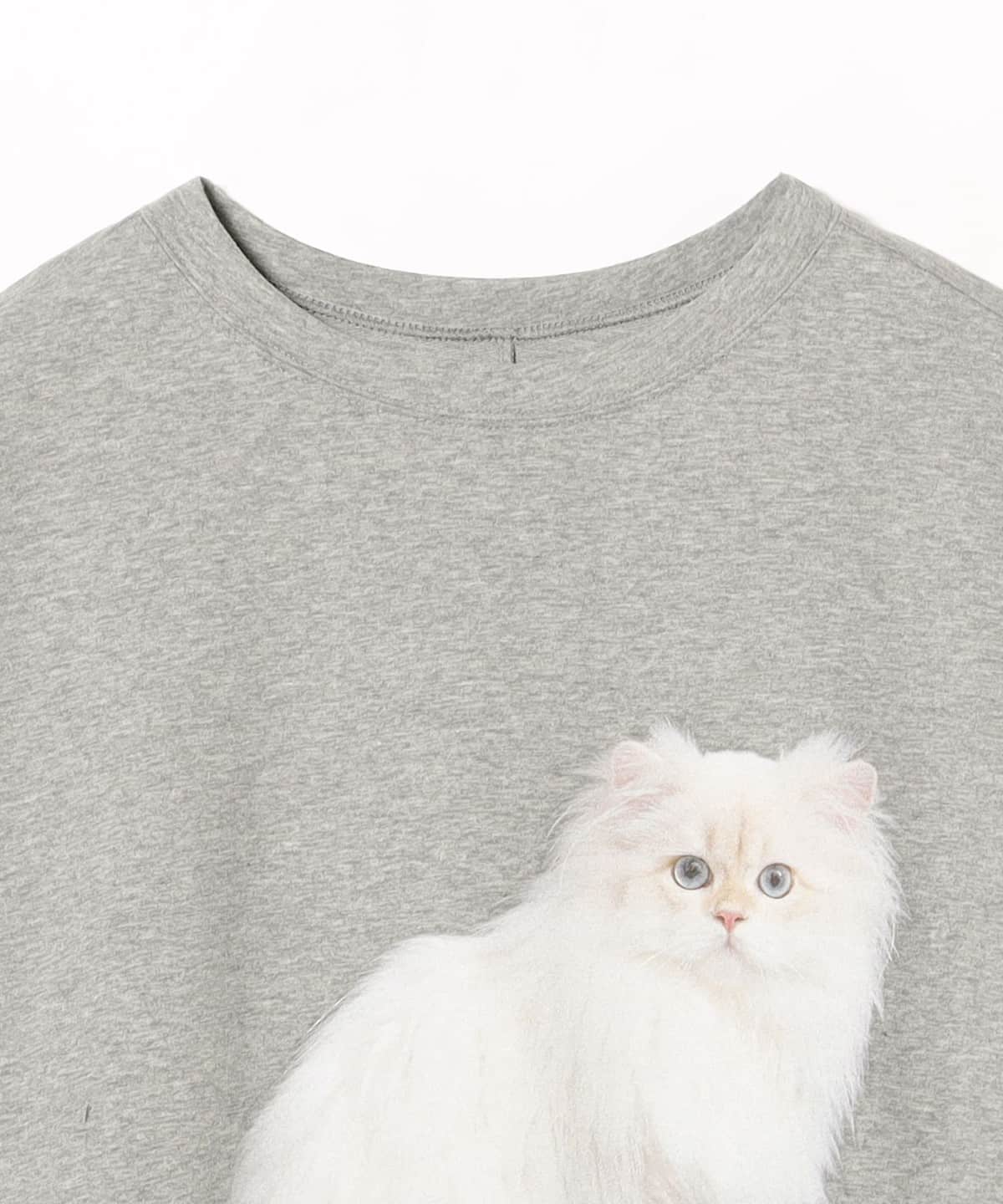 ネコプリントTシャツ | MUVEIL Online Shop