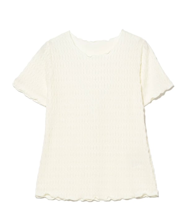 Ray BEAMS - Ray BEAMS / ライン ストーン ストレッチ Tシャツ Ray BEAMS（レイビームス）の「Ray BEAMS / ライン ストーン