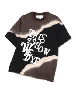 NOMARHYTHM TEXTILE / Hand Dye Twist Tee Print