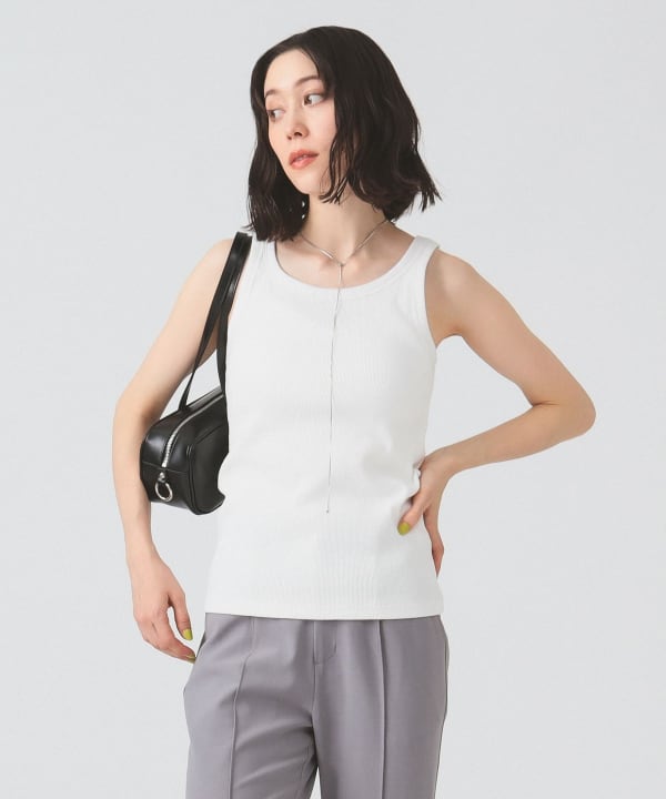 Ray BEAMS　BLTEE　タンクトップ Ray BEAMS（レイ ビームス）ベーシック リブ タンクトップ（T