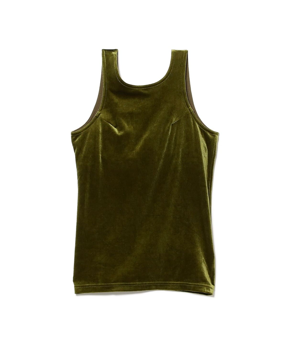 RBS アールビーエス / ベロア カップ付きタンクトップ Tシャツ・カットソー WOMEN OLIVE ONE SIZE RBS アールビーエス / ベロア カップ付きタンクトップ Tシャツ・カットソー WOMEN OLIVE ONE SIZE