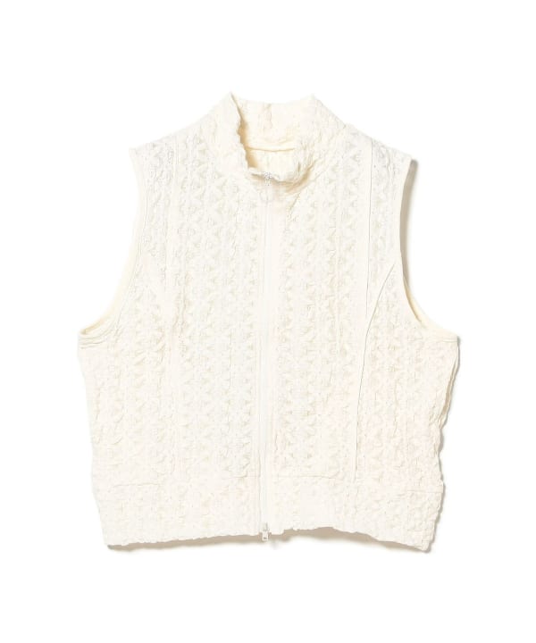 Ray BEAMS Ray BEAMS High Neck Zip Vest (Tops Vest) Available Ray BEAMS Ray BEAMS High Neck Zip Vest (Tops Vest) Available