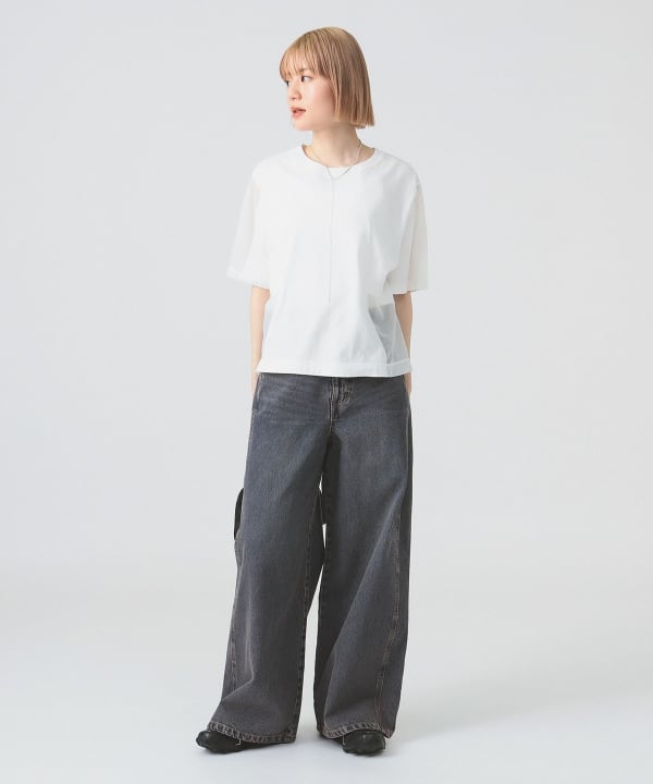 Ray BEAMS（レイ ビームス）シアー キリカエ Tシャツ（Tシャツ