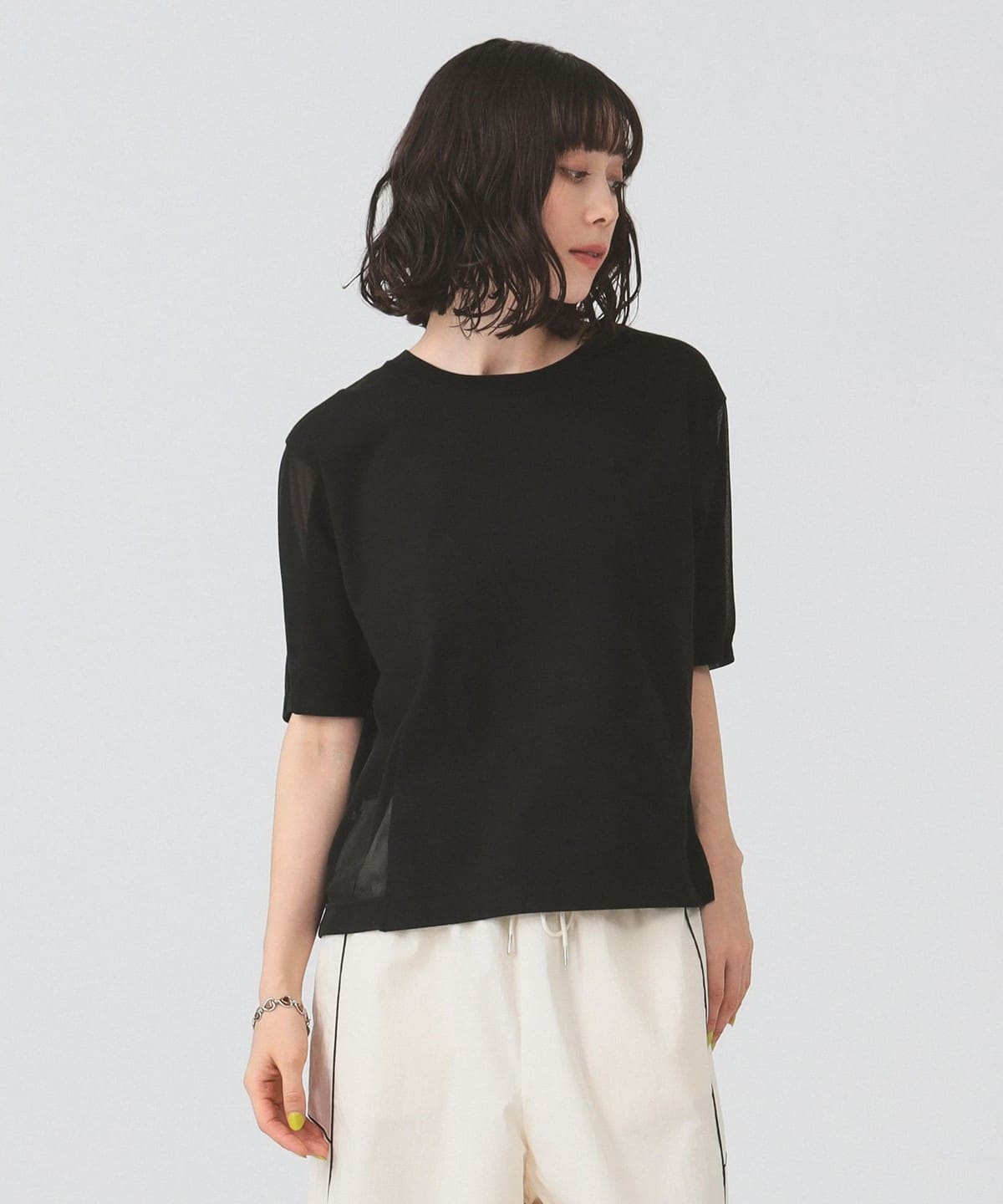 Ray BEAMS Ray BEAMS Cut-and-Sew T-Shirt (T-Shirts, Cut-and Ray BEAMS Ray BEAMS Cut-and-Sew T-Shirt (T-Shirts, Cut-and