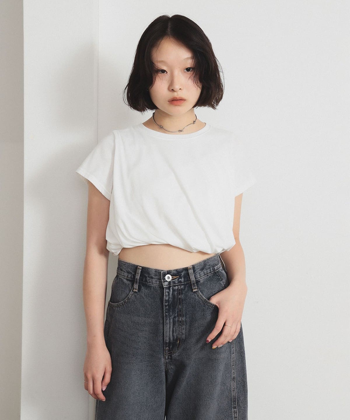 ツイスト バルーン Tシャツ Tシャツ・カットソー WOMEN WHITE ONE SIZE ツイスト バルーン Tシャツ Tシャツ・カットソー WOMEN WHITE ONE SIZE