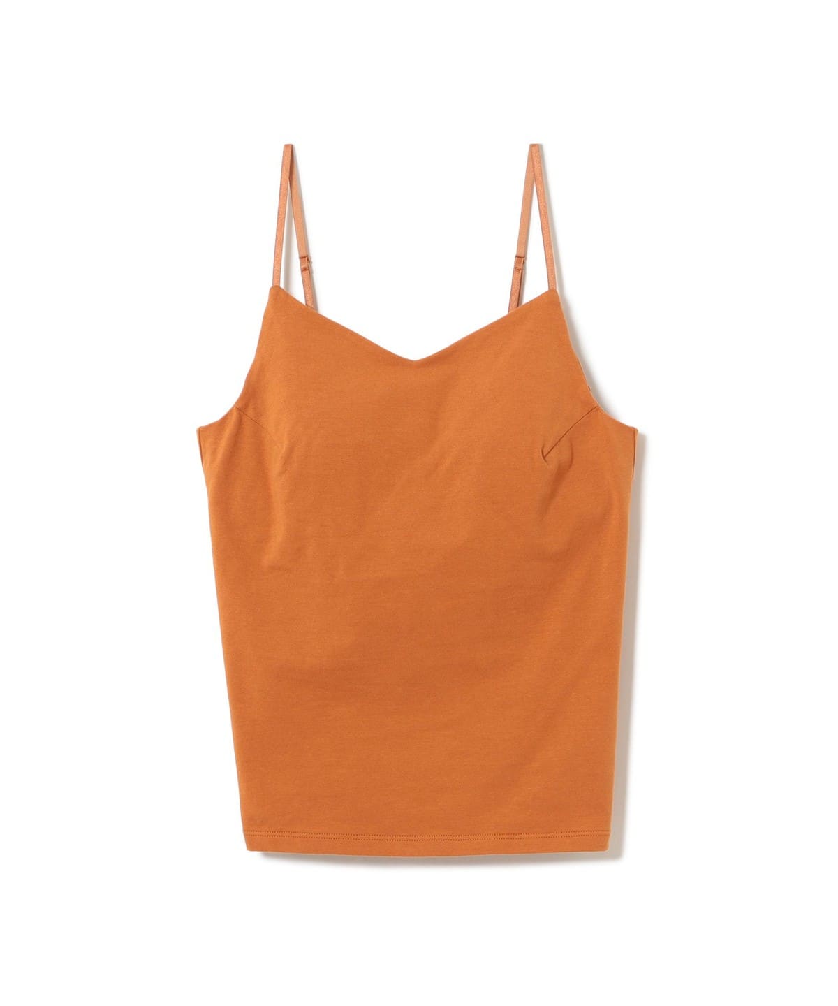 カップ付き キャミソール Tシャツ・カットソー WOMEN ORANGE ONE SIZE カップ付き キャミソール Tシャツ・カットソー WOMEN ORANGE ONE SIZE