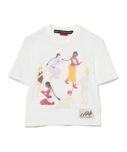 Andersson Bell / HAIR BRAID CIRCLE RINGER T-SHIRT