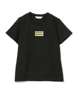 ○beautiful people × Ray BEAMS / 別注 3段ネーム Tシャツ