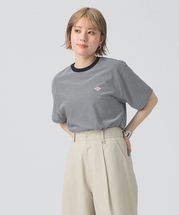 Ray BEAMS（レイ ビームス）DANTON / ストライプ Tシャツ（洗濯