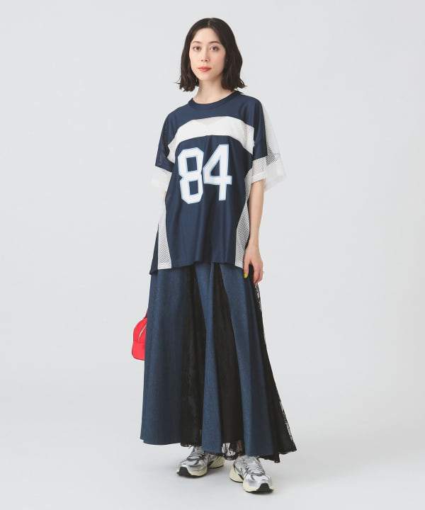 Ray BEAMS(レイ ビームス)メッシュ ナンバーロゴ ビッグ T Ray BEAMS(レイ ビームス)メッシュ ナンバーロゴ ビッグ T