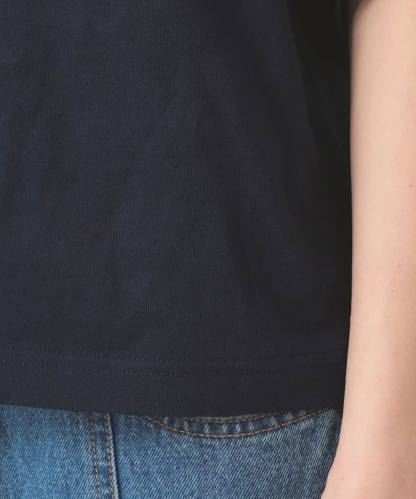 Ray BEAMS（レイ ビームス）レース フリルスリーブ Tシャツ（T