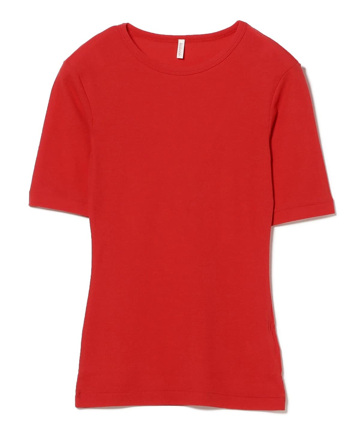 babaco ババコ / Twisted Cotton Fitted T-shirt Tシャツ・カットソー WOMEN Red 1 babaco ババコ / Twisted Cotton Fitted T-shirt Tシャツ・カットソー WOMEN Red 1