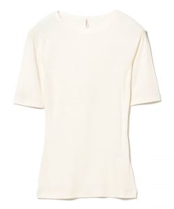 babaco / Twisted Cotton Fitted T-shirt