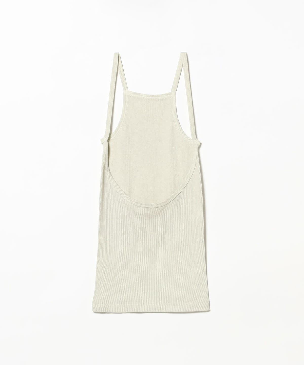 Cotton/Silk Ribbed Open Back Camisole｜babaco(ババコ)公式