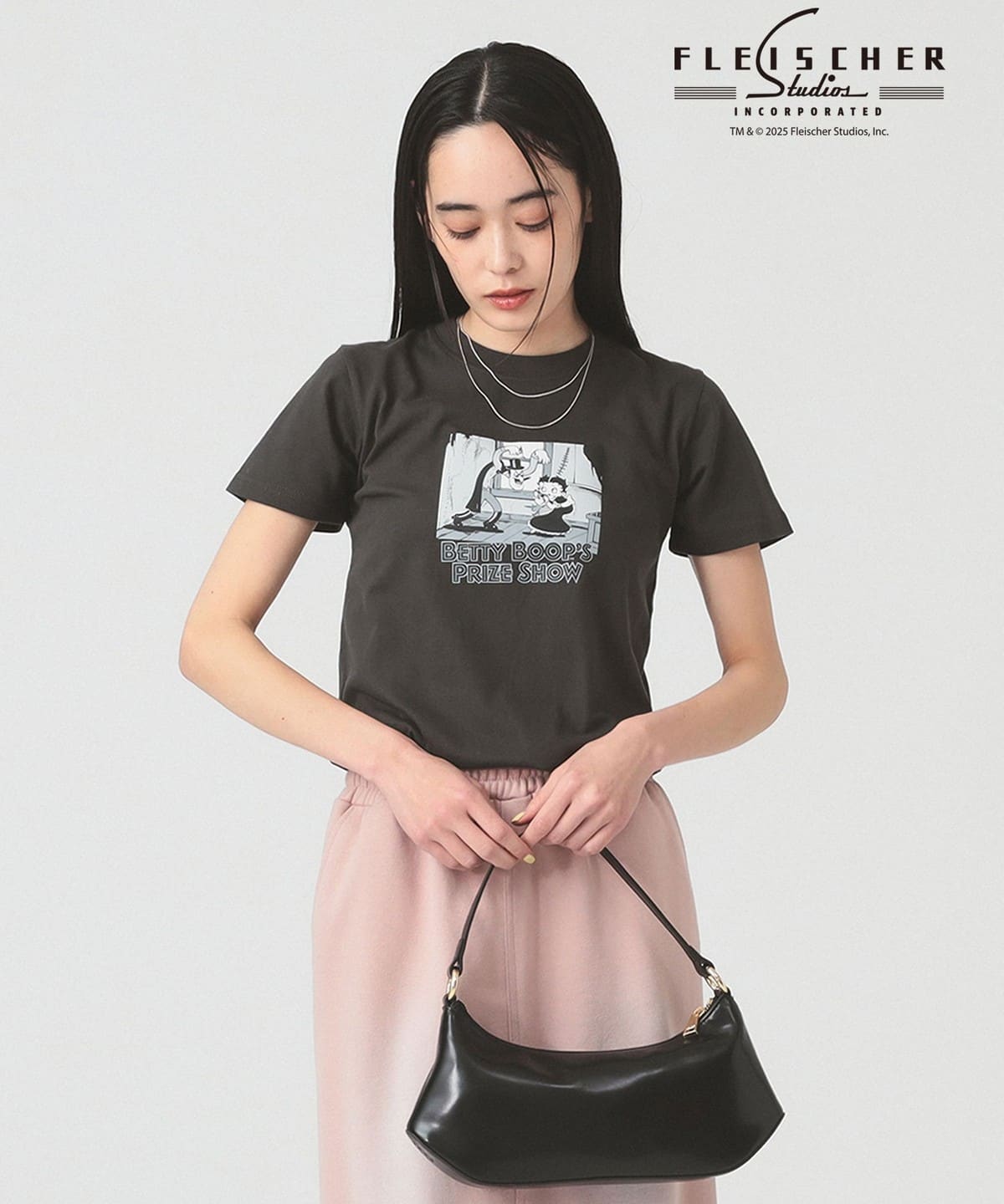 Betty Boop(TM) / Prize Show Tシャツ Tシャツ・カットソー WOMEN BLACK ONE SIZE Betty Boop(TM) / Prize Show Tシャツ Tシャツ・カットソー WOMEN BLACK ONE SIZE