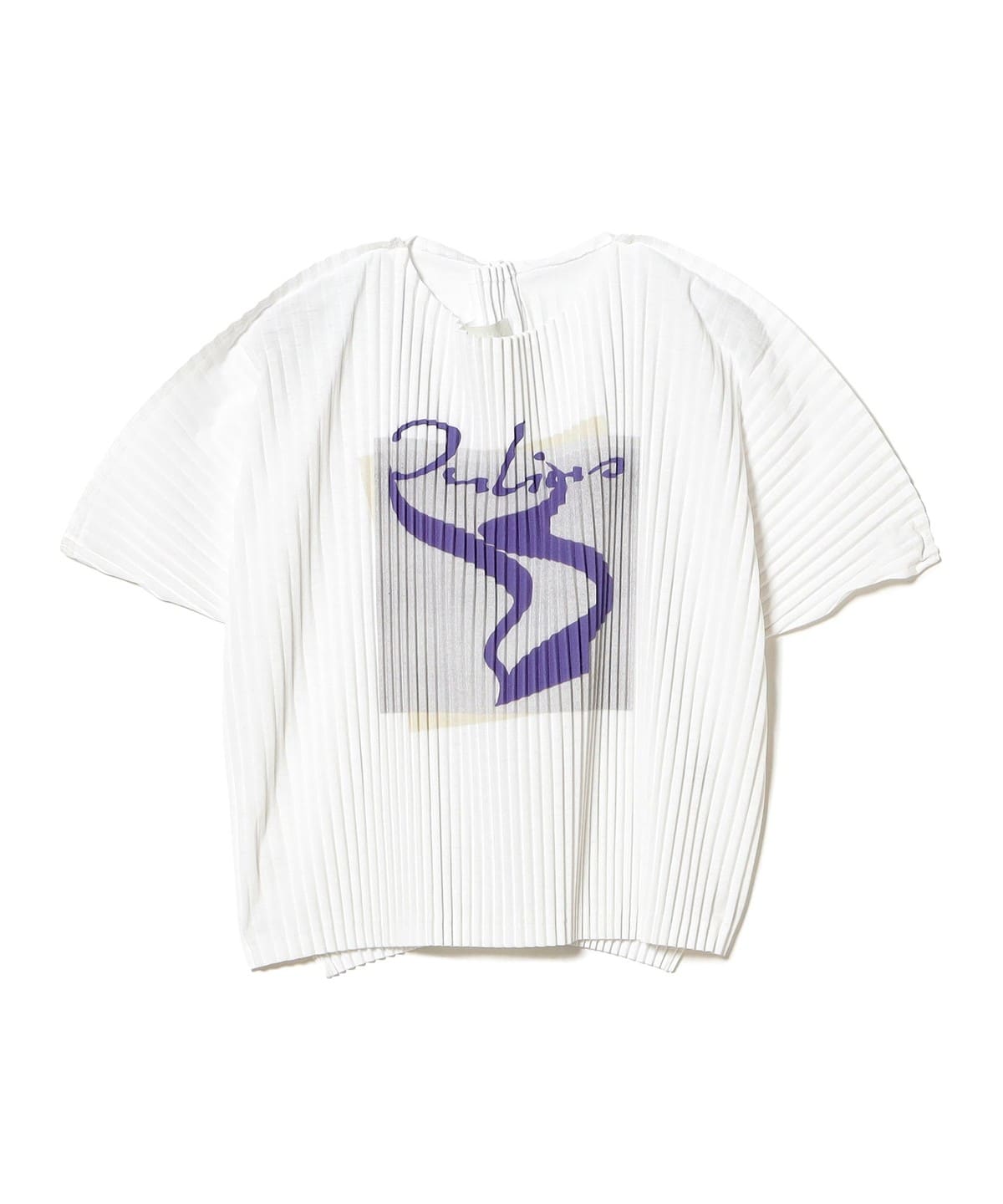 YOHEI OHNO / Pleats T-shirt Tシャツ・カットソー WOMEN WHITE A 36 YOHEI OHNO / Pleats T-shirt Tシャツ・カットソー WOMEN WHITE A 36
