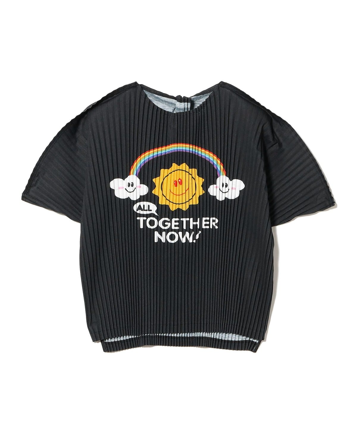 YOHEI OHNO / Pleats T-shirt Tシャツ・カットソー WOMEN BLACK A 36 YOHEI OHNO / Pleats T-shirt Tシャツ・カットソー WOMEN BLACK A 36