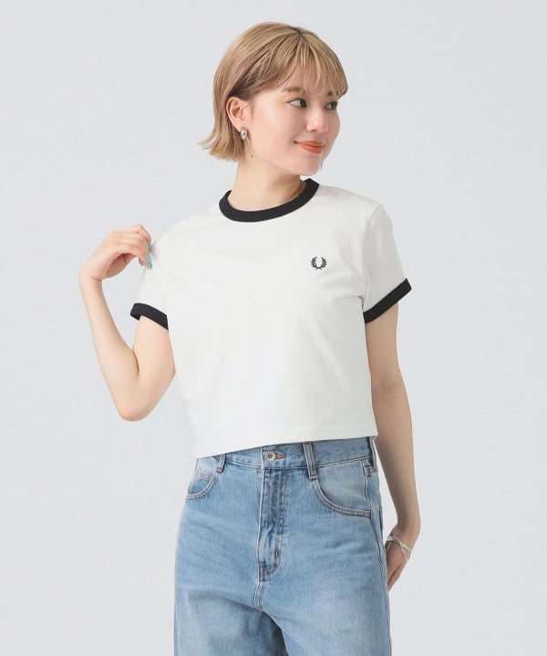 Ray BEAMS（レイ ビームス）FRED PERRY / CROPPED RINGER T