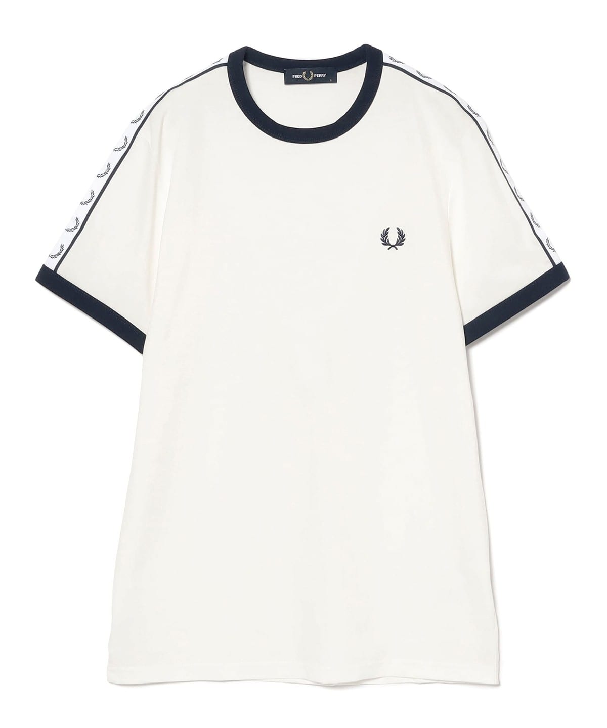 FRED PERRY フレッド ペリー / TAPED RINGER T-SHIRT Tシャツ・カットソー WOMEN SNOW WHITE S FRED PERRY フレッド ペリー / TAPED RINGER T-SHIRT Tシャツ・カットソー WOMEN SNOW WHITE S