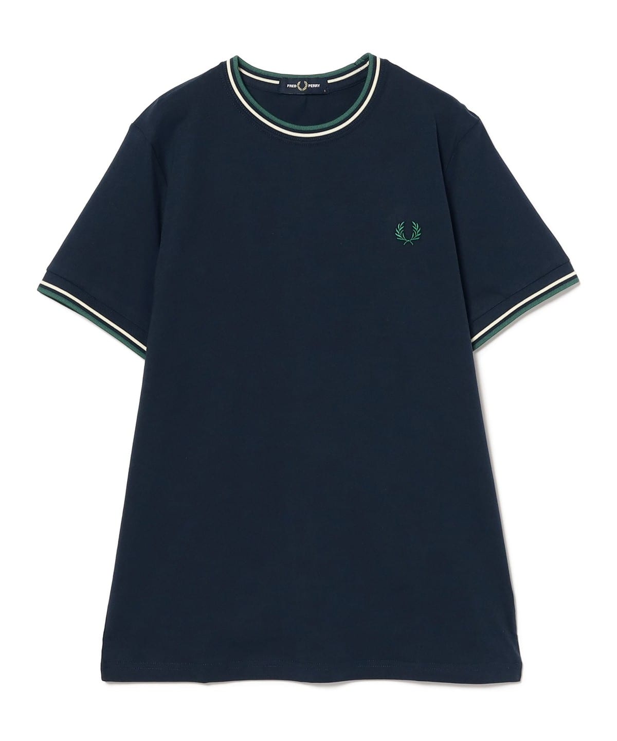 FRED PERRY フレッド ペリー / TWIN TIPPED T-SHIRT Tシャツ・カットソー WOMEN DRKCR/LECR/LBLGR S FRED PERRY フレッド ペリー / TWIN TIPPED T-SHIRT Tシャツ・カットソー WOMEN DRKCR/LECR/LBLGR S